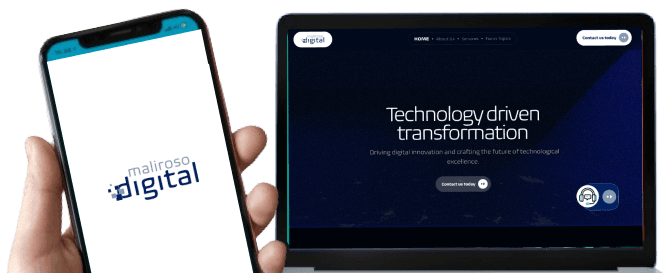 Image of phone and laptop